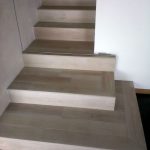 escalier en carrelage imitation bois